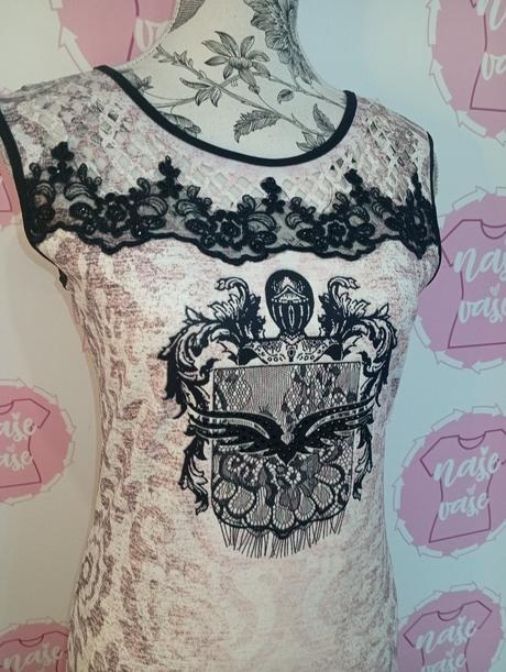 Zdobené šaty bez zapínania m/l, m