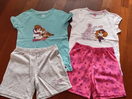 Pyžamá krátke nenosené, lupilu,116