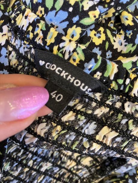 Dámske kvetované šaty c&a (40), c&a,l