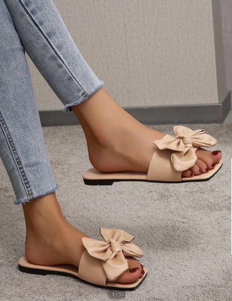 Šľapky s mašľou rôzne farby, 35 - 41