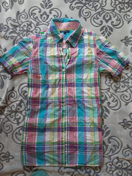 Tommy hilfiger farebná blúzka veľkosť 4, tommy hilfiger,m