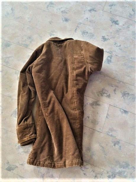 Zateplený vintage kabát xs/s, xs