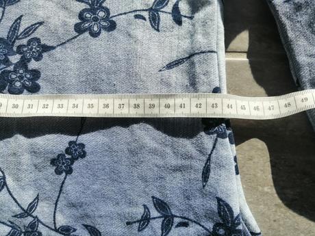 Úpletové šaty ham v džínsovom vzhľade vm-l, h&m,m