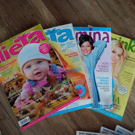 Časopisy mama a ja, dieťa, rodiče,