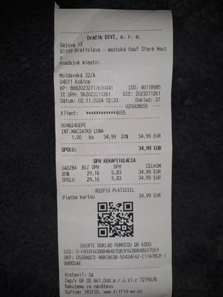 Interaktívna mačička luna, 