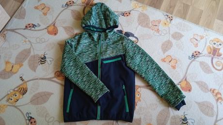 Prechodná softshellová bunda pre chlapca, kik,134