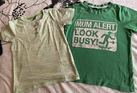 Bavlnené tričko s aplikáciou v. 104/110, george,110