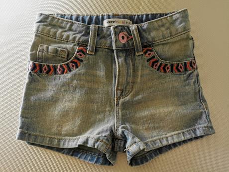 Dievčenské rifľové kraťasky, 92