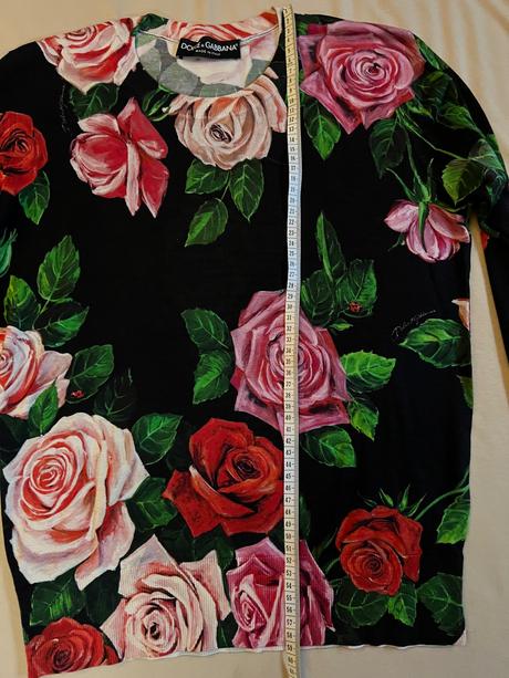 Dolce&gabanna hodvábny pulovrik s-m, s
