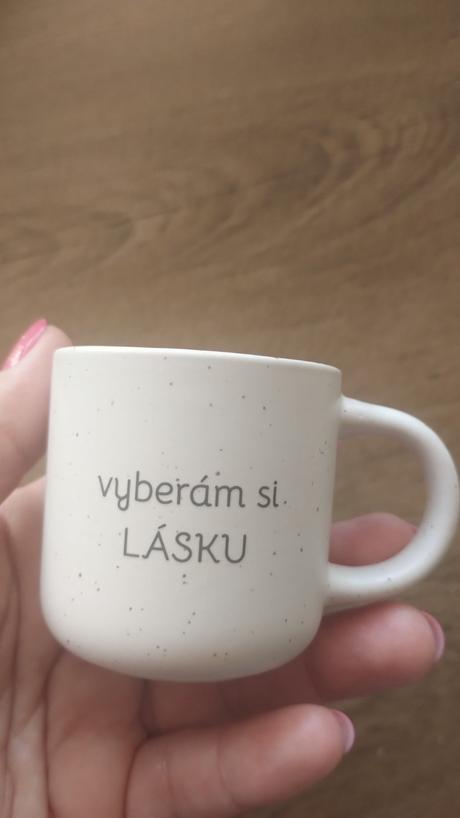 Šálka "vyberám si lásku" piccolo, 