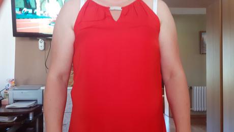 Letne oranzove saty 44, c&a,44