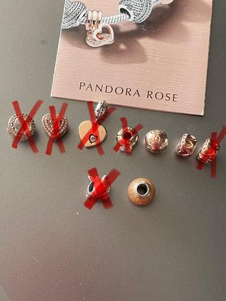 Pandora rosegold koralky, pandora