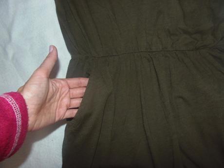 Šaty s vreckami, h&m,164