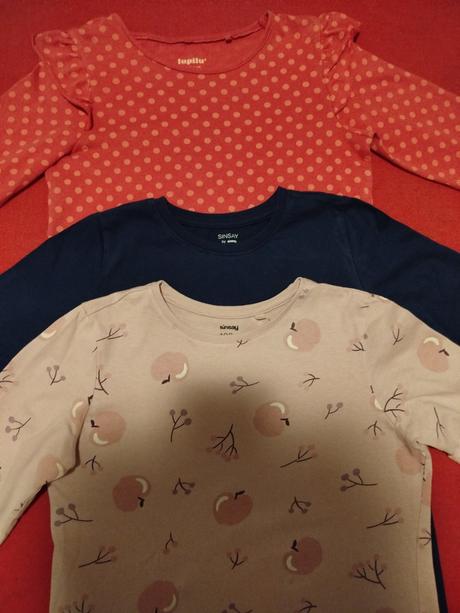 Predám 3 ks tričiek, sinsay,128