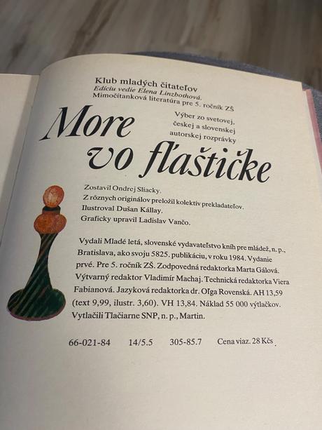 Krásna rozprávková knižka more vo fľaštičke,
