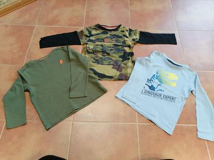 3x tričko, veľ. 116, 116