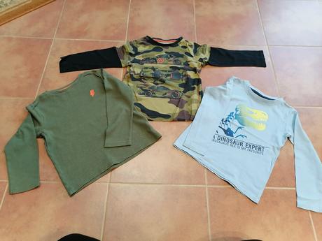 3x tričko, veľ. 116, 116