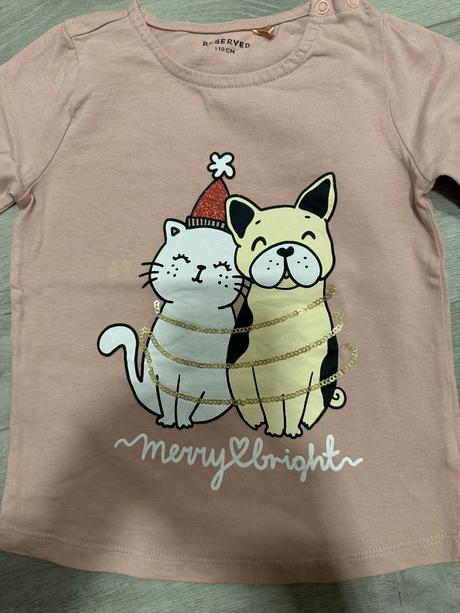 Tričko s mačičkami, reserved,110