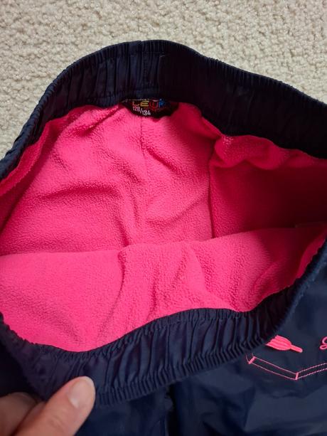 Vyteplené nohavice 128/134 2 kusy, lewro,128