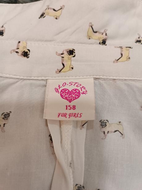 Košeľa s mopsíkmi veľ. 158, 158