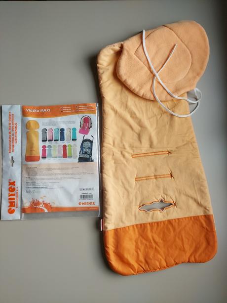 Vložka do kočíka a organizér, emitex