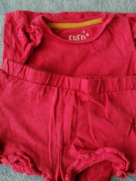 Letný malinový kompletik, f&f,74