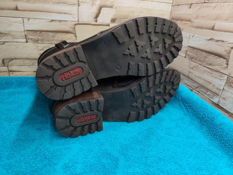 Rieker 40 - dámske čierne čižmy s membránou, rieker,40