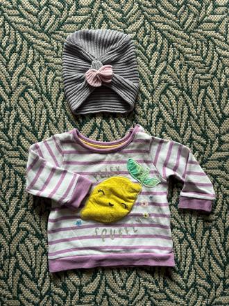 Mikina + čiapka, 62