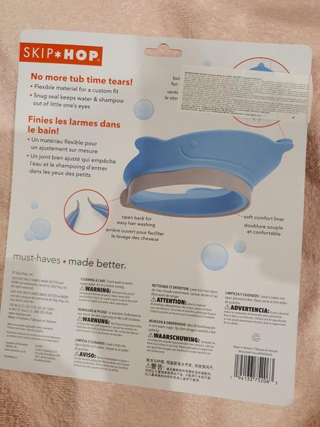 Štít na umyvanie vlaskov,