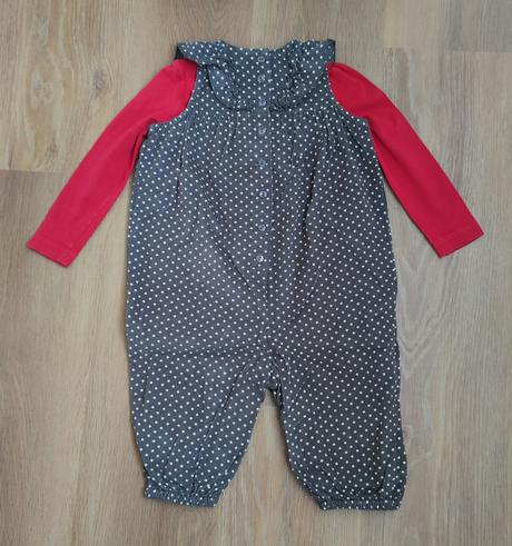 Dievčenský overal s tričkom veľkosť 86, lindex,86