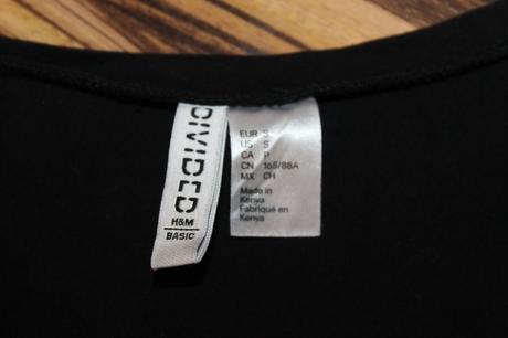 Dámske basic tričko h&m v. s, h&m,s