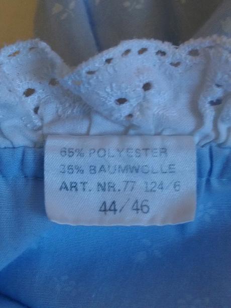 Dámska modro biela dlhá nočná košela, xxl, xxl