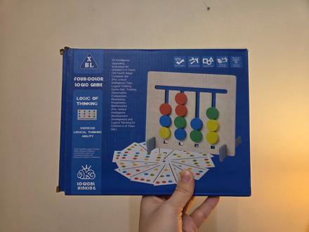 Logická hra pre predškolákov,four color logic game,