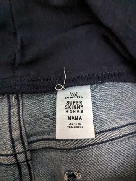 Tehotenské rifle h&m, h&m,s