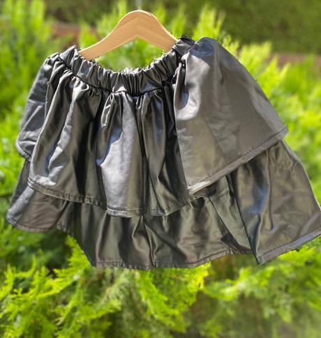 Detská koženková sukňa, 134