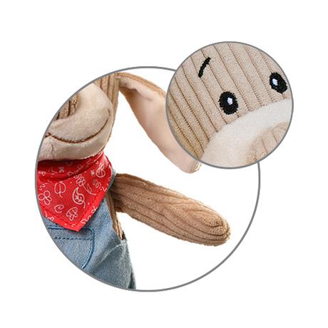 Babyono hračka hudobná s hryzačkou na c krúžku psí,