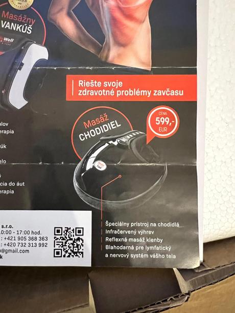 Medicfoot - masážny prístroj na nohy, 