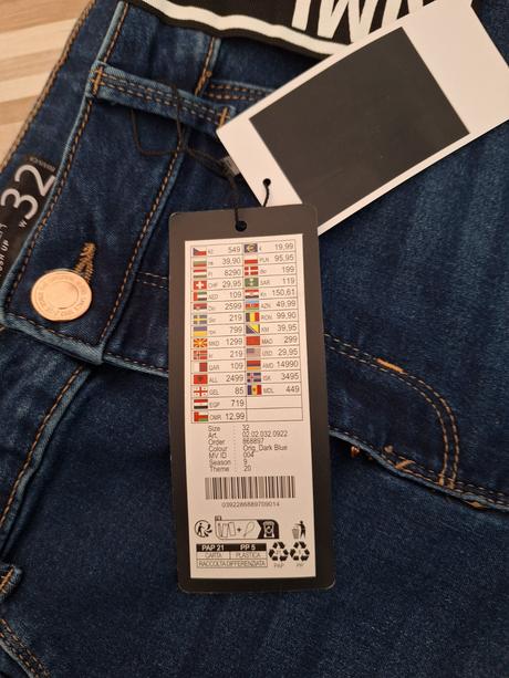 Skinny push up, fishbone,32 / m / s