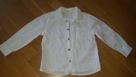 Ľanová košeľa, 3-4 roky, h&m,104