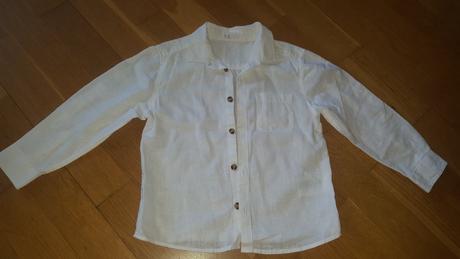 Ľanová košeľa, 3-4 roky, h&m,104