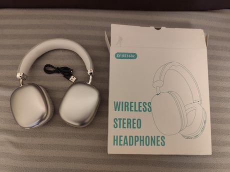 Bluetooth strieborné slúchadlá sy-bt1632 nové, 