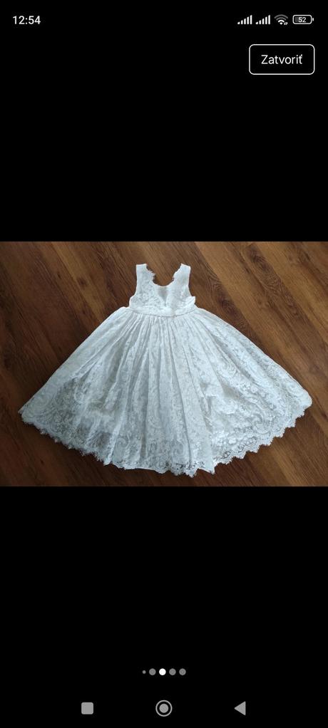 Čipkované šaty pre princeznú, 98