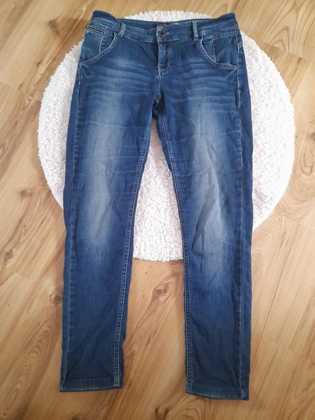 Rifle pas 86-94cm pruzne, denim,40