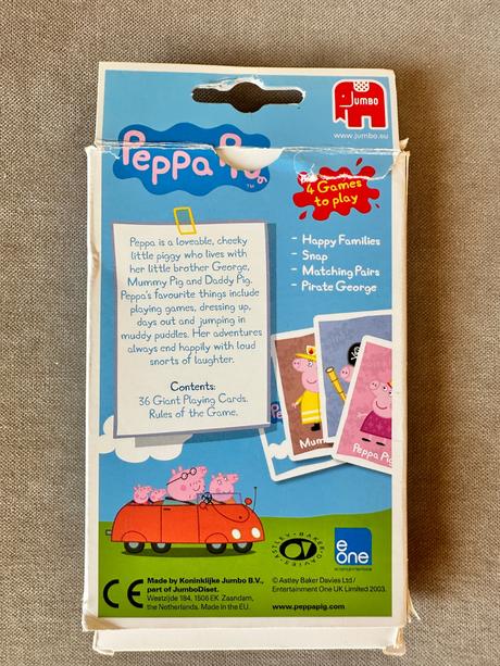 Peppa pig karty, 