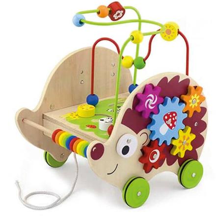 5-in-1 pull-along activity hedgehog hračka guličko, 