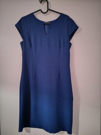 Modre spolocenske saty, 40