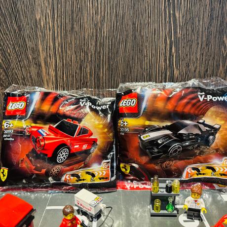 Lego shell sety 5 ks a štartovacia plocha, 