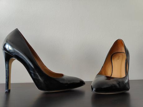 Kožené lodičky na podpätku, gino rossi,38