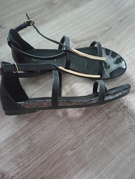 Sandále so zlatým zdobením jenny fairy, jennifer&jennifer,37