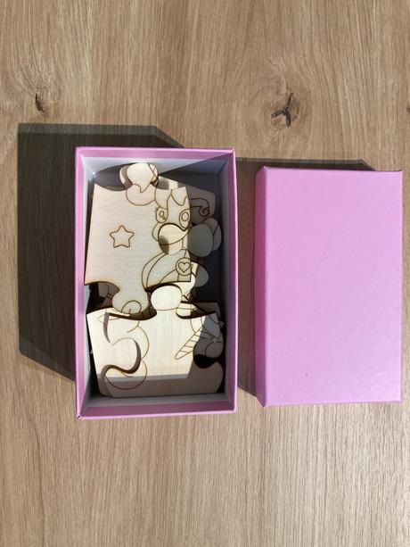 Drevené detské puzzle, 